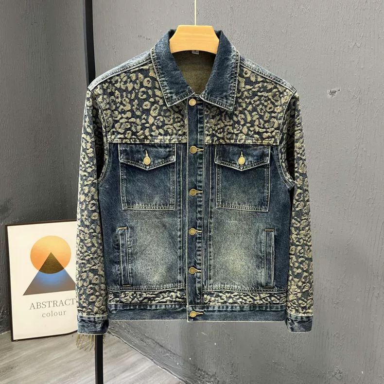 Sewing Jackets - Men's Trendy Cool Korean Style Denim