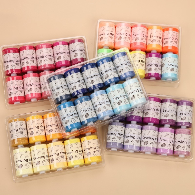 Multi Color Sewing Thread Set  - огляд і ціна Sewing Thread Production