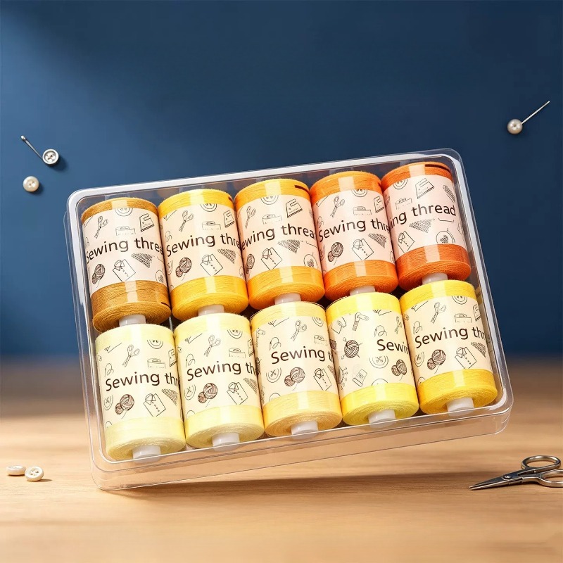 Multi Color Sewing Thread Set  - огляд і ціна Sewing Thread Production