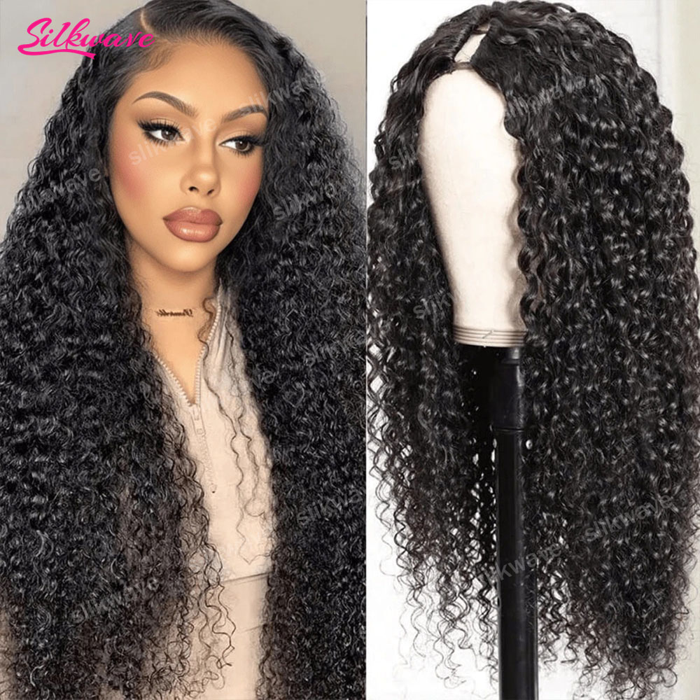 30 Inch Curly V Part Wig Human - огляд і ціна Sewing V