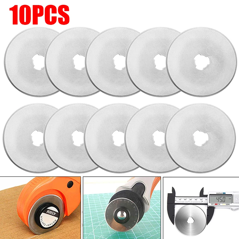 10pcs Rotary Cutter Blades Cir - огляд і ціна Rotary Cutter Fabric