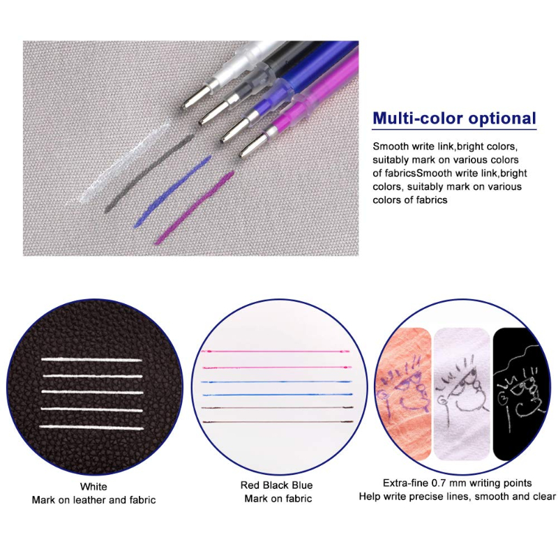 103Pcs / Set Heat Erasable Ref - огляд і ціна Fabric Marking Pen