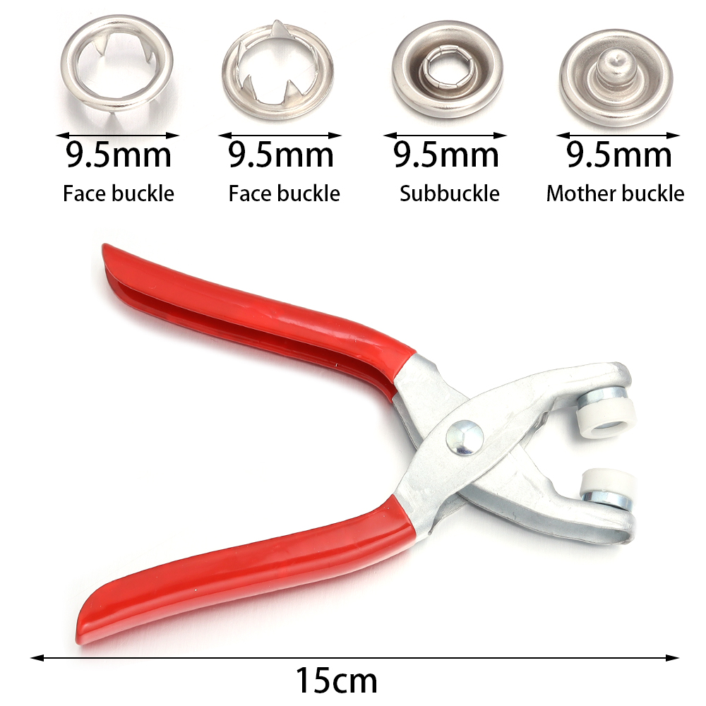 50sets 7.5/9.5/11mm Stainless  - огляд і ціна Snap Button Plier