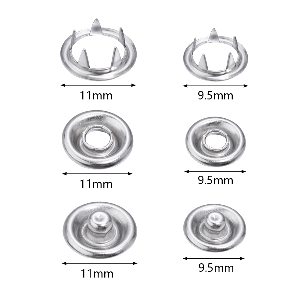 50sets 7.5/9.5/11mm Stainless  - огляд і ціна Snap Button Plier
