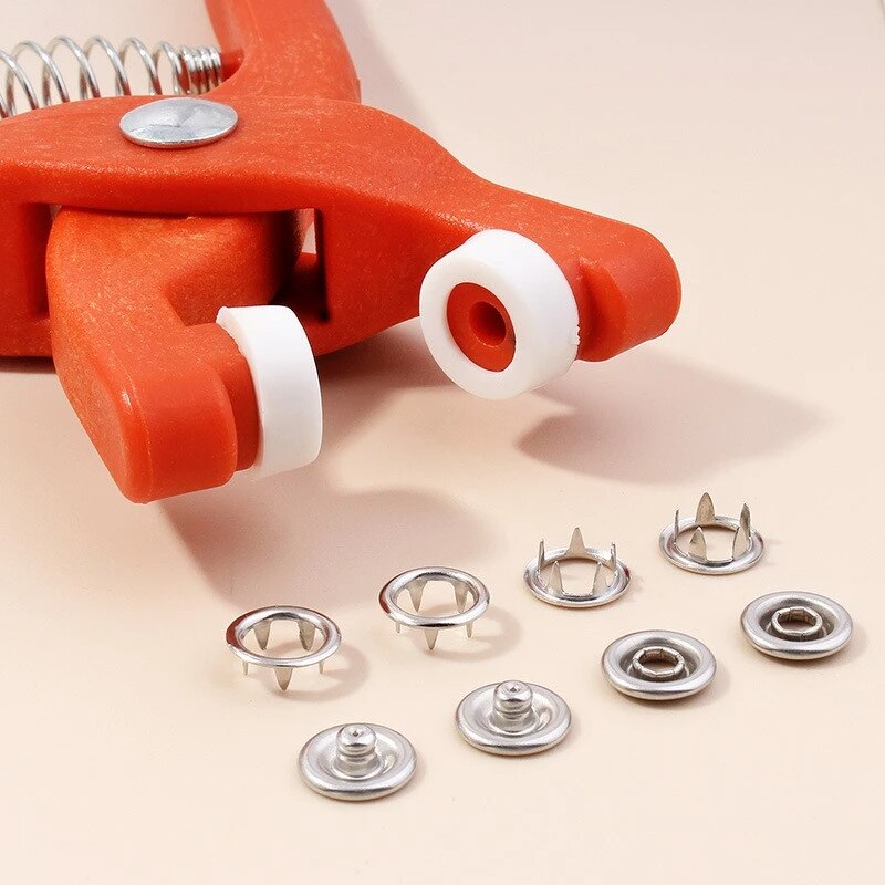 50 Sets 9.5MM Five Jaw Buckle  - огляд і ціна Snap Button Plier