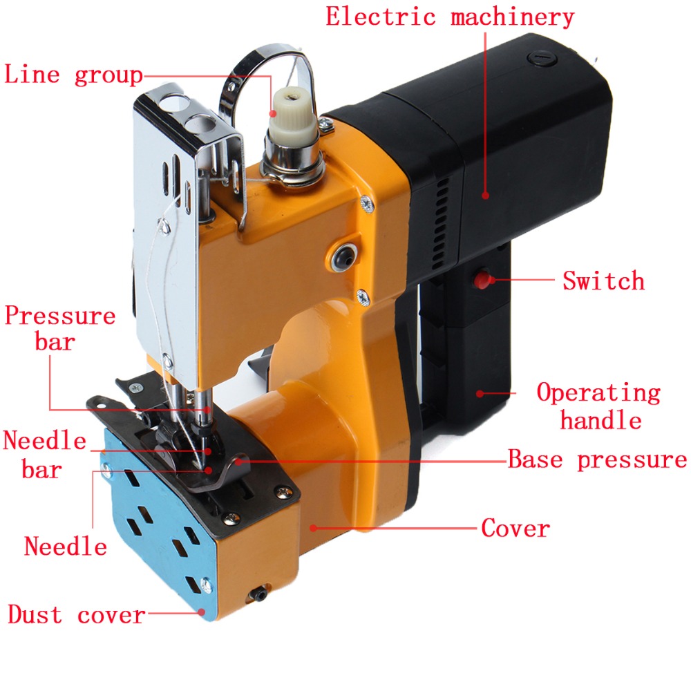 Electric Woven Bag Closing Mac - огляд і ціна Textiles Sewing Machine