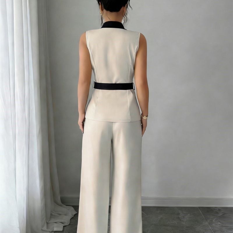 Vest Suit Women Wide Leg Pants - огляд і ціна Sewing Jackets
