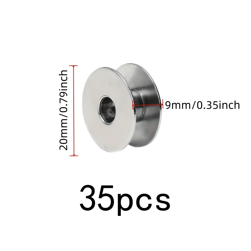 35 pcs Aluminum Sewing Bobbins - огляд і ціна Sewing Thread Production