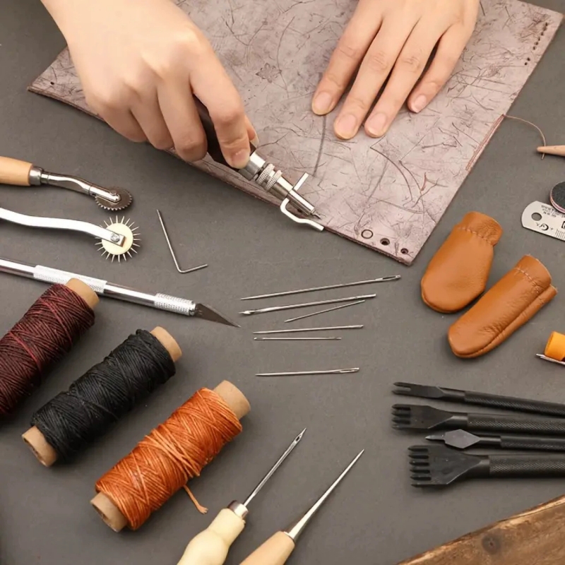 Shoe Leather Sewing Kit with A - огляд і ціна Sewing Thread Production