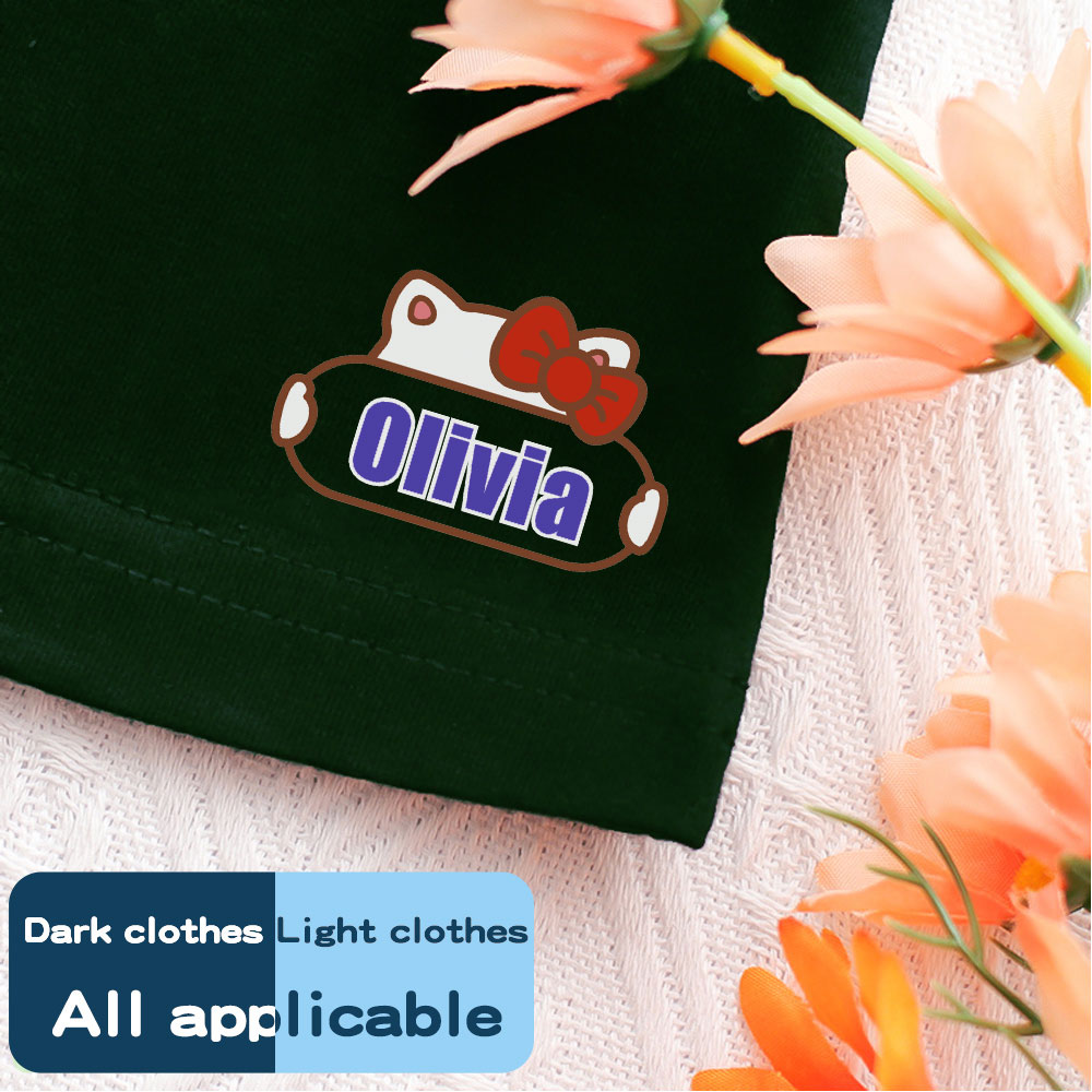 Custom Iron on Name Sticker Pe - огляд і ціна Sewing Label