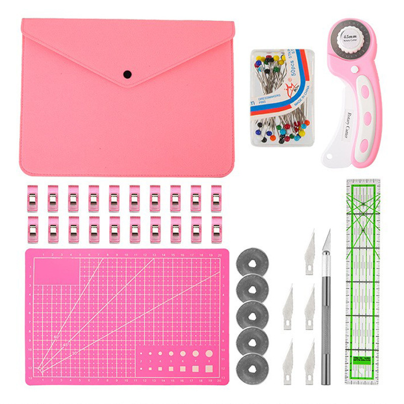 Rotary Cutter Set Pink - Quilt - огляд і ціна Rotary Cutter Fabric
