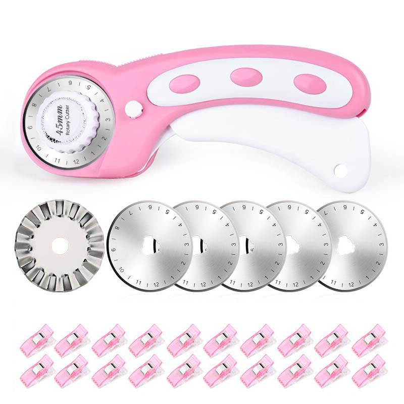 Rotary Cutter Set Pink - Quilt - огляд і ціна Rotary Cutter Fabric