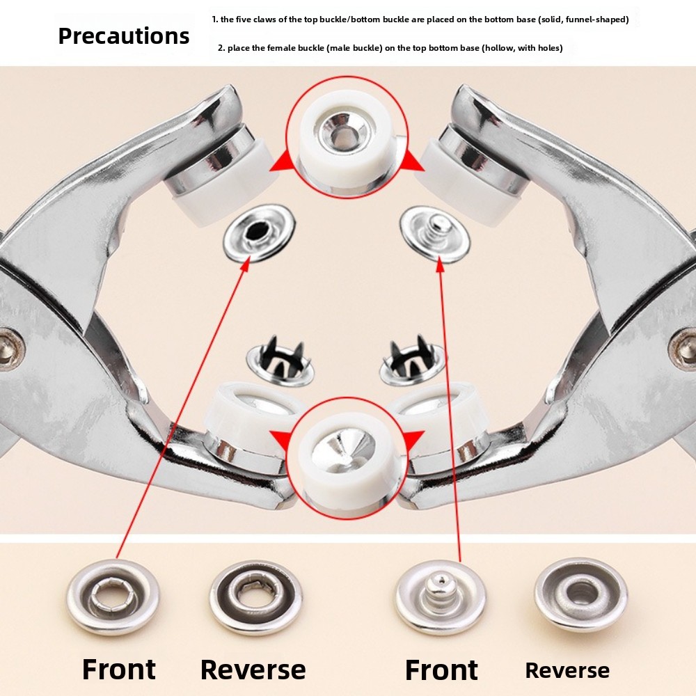 9.5mm-Claw-Snap-Buttons-Metal- - огляд і ціна Snap Button Plier